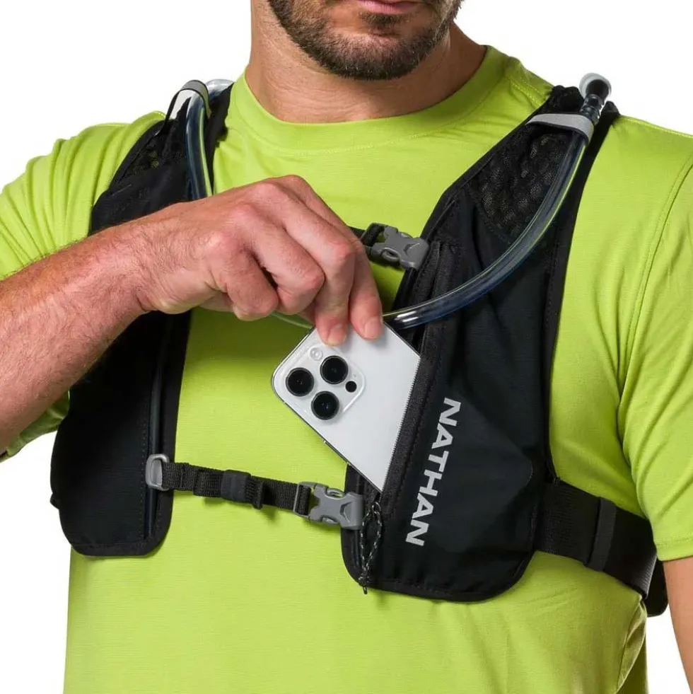 Nathan Sports Quick Start 3.0 Hydratatievest - 4 liter - black/reflective silver