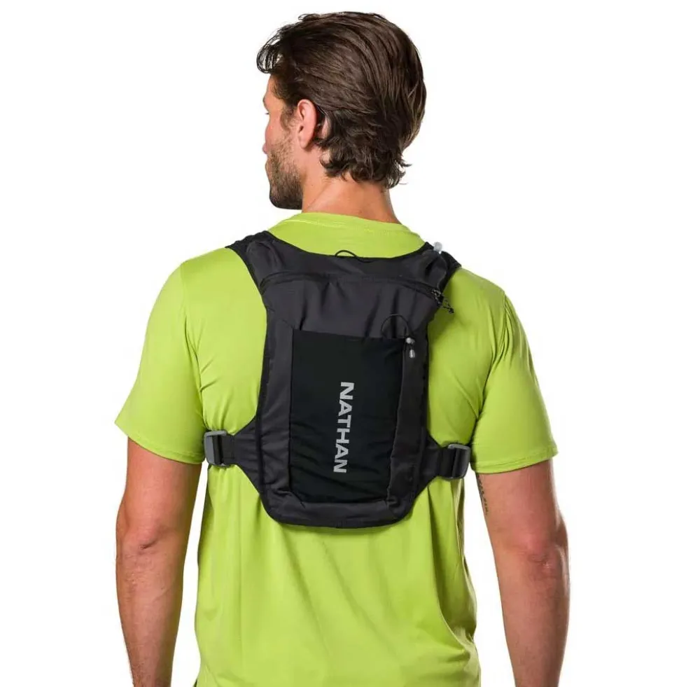 Nathan Sports Quick Start 3.0 Hydratatievest - 4 liter - black/reflective silver