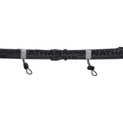 Nathan Sports Race Number Nutrition Waistbelt - black / reflective silver