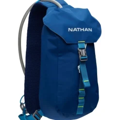 Rugzakken & Drinksystemen < Nathan Sports Run Sling 6L Hardlooprugzak - Estat Blue/Sky Blue