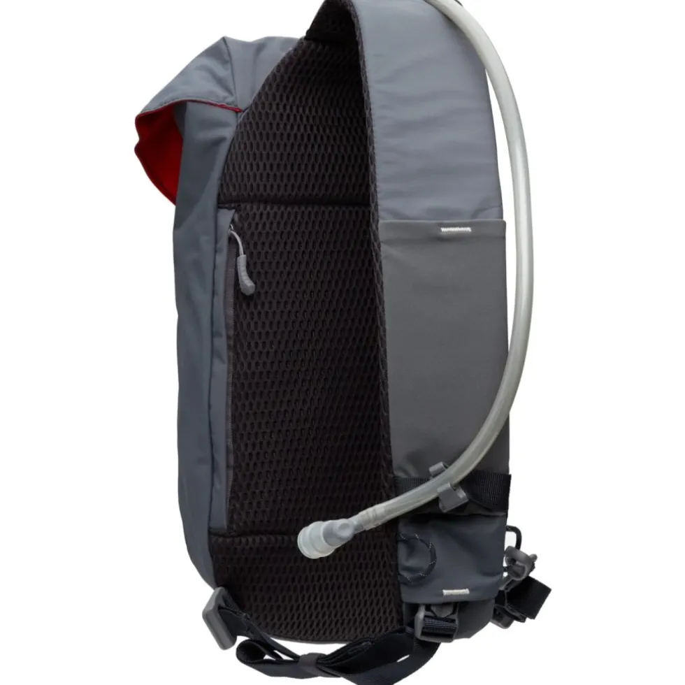 Nathan Sports Run Sling 6L Hardlooprugzak - Charcoal/Ribbon Red