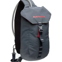 Nathan Sports Run Sling 6L Hardlooprugzak - Charcoal/Ribbon Red