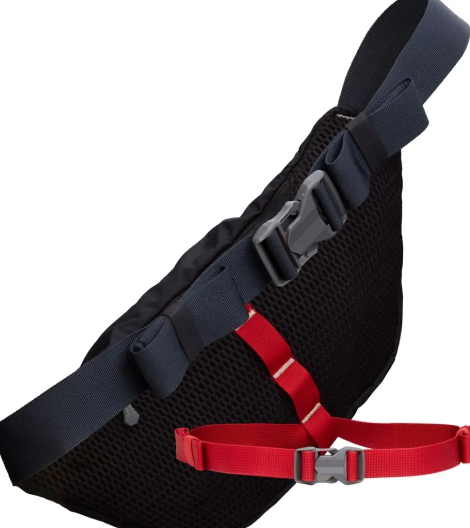 Tassen < Nathan Sports Run Sling 2L Hardlooprugzak - Black/Ribbon Red