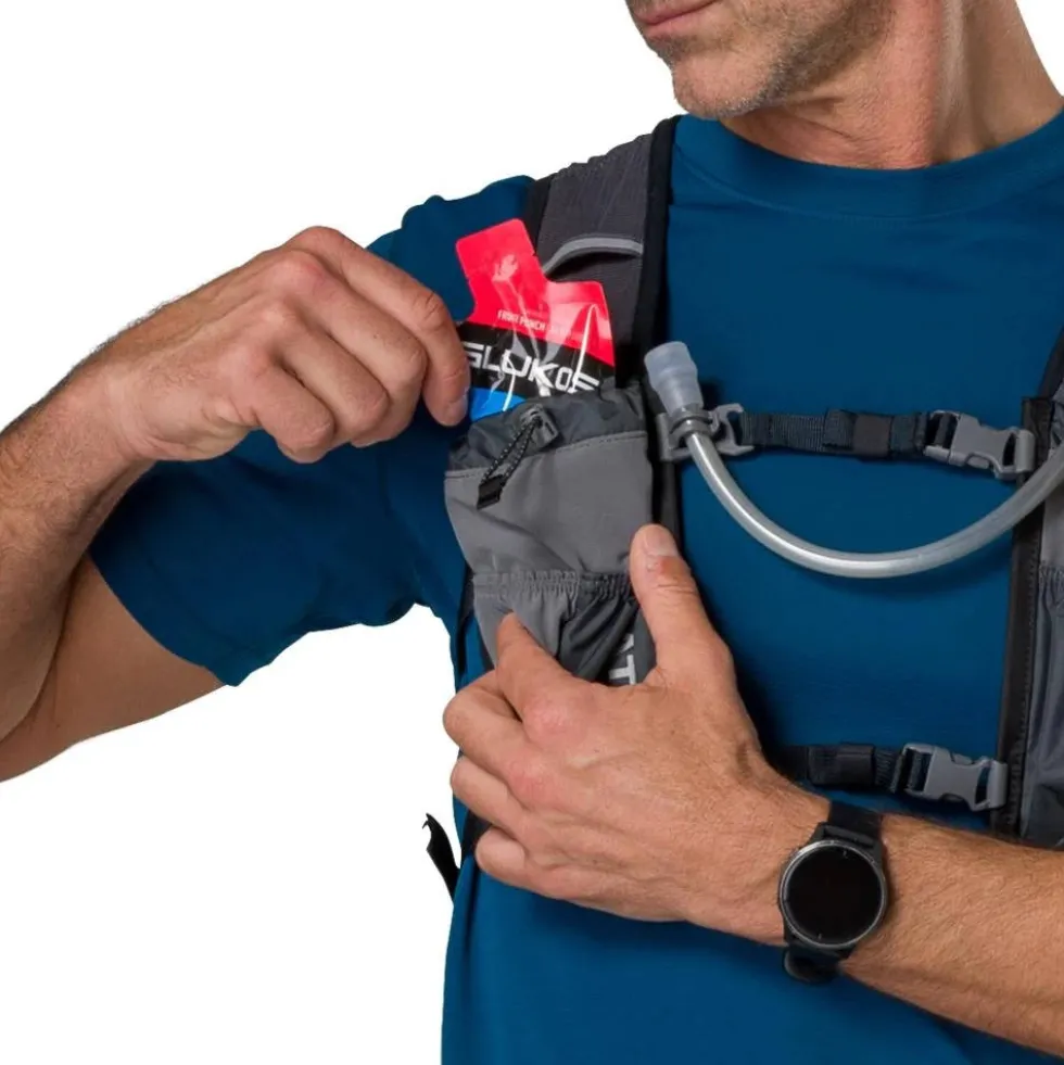 Nathan Sports TrailMix 2.0 Drinkrugzak - 12L - charcoal / reflective silver