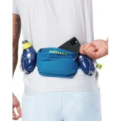 Nathan Sports TrailMix Plus 3.0 Drinkriem - Deep Blue/Safety Yellow