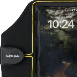 Nathan Sports Laser Light 5K Smartphone Armband - black / high vis yellow