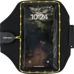 Nathan Sports Laser Light 5K Smartphone Armband - black / high vis yellow