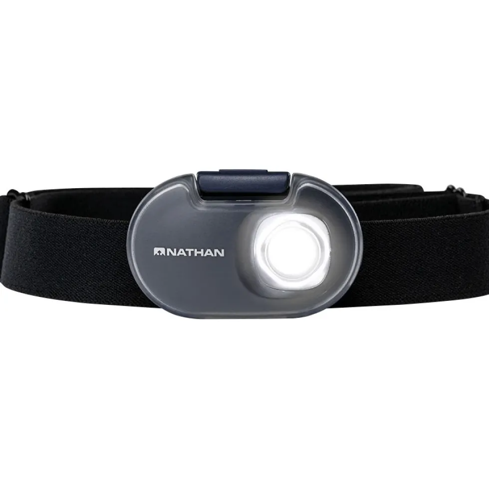Nathan Sports Luna Fire 250 RX Run Chest/Waist Light - Light Blue/Nights White