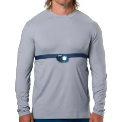 Nathan Sports Luna Fire 400 RX Run Borst/Taille - Sailor Blue
