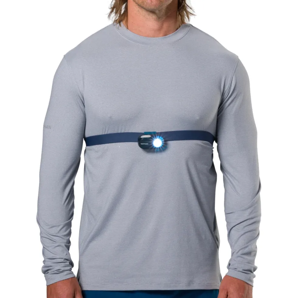 Nathan Sports Luna Fire 400 RX Run Borst/Taille - Sailor Blue