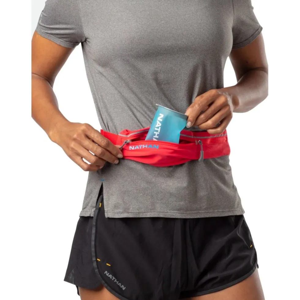 Nathan Sports Mirage Pack Plus Hardloopriem - hibiscus / blue me away