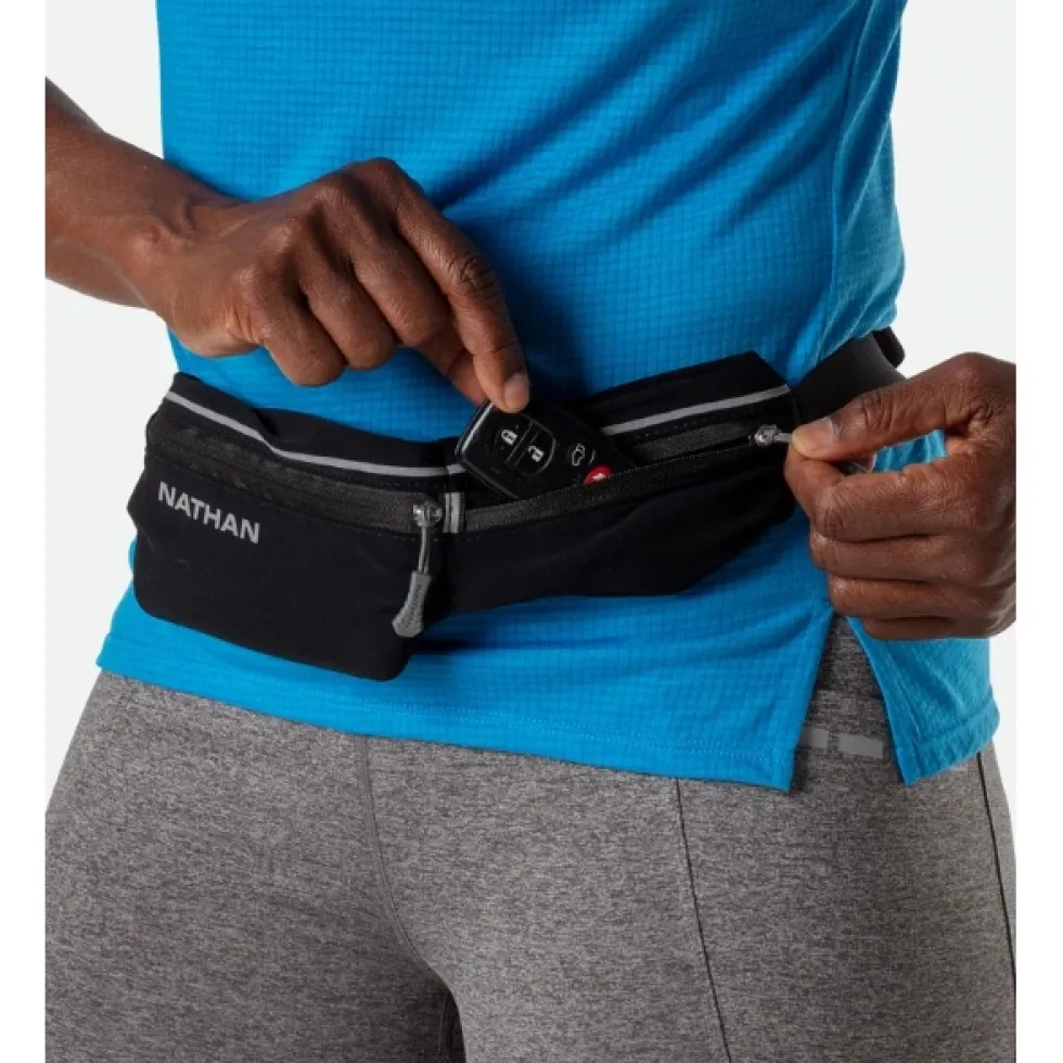 Nathan Sports Mirage Pak Plus Running Belt - black