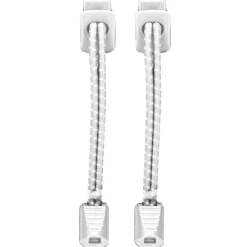 Schoenen|Accessoires < Nathan Sports Run Laces Reflective - white