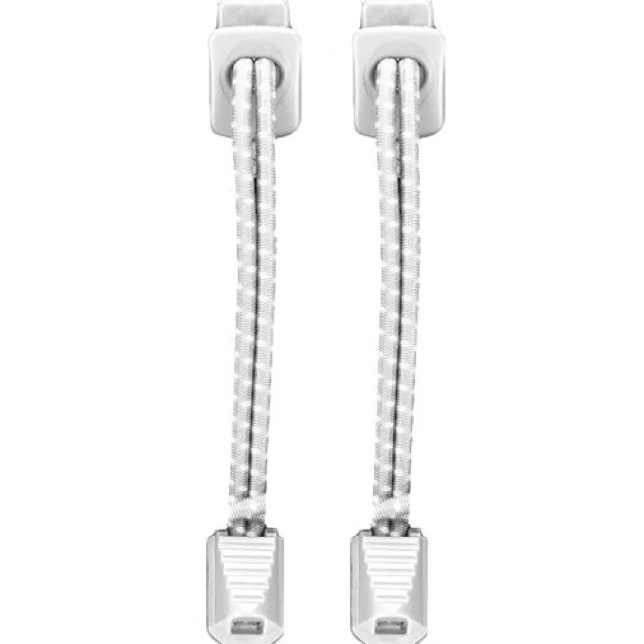 Schoenen|Accessoires < Nathan Sports Run Laces Reflective - white