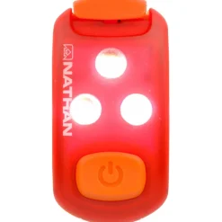 Nathan Sports StrobeLight LED - Veiligheidslamp Clip - ribbon red