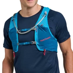 Rugzakken & Drinksystemen < Nathan Sports VaporAir 4.0 hardloopvest met drinksysteem - 8L - electric blue/ribbon red