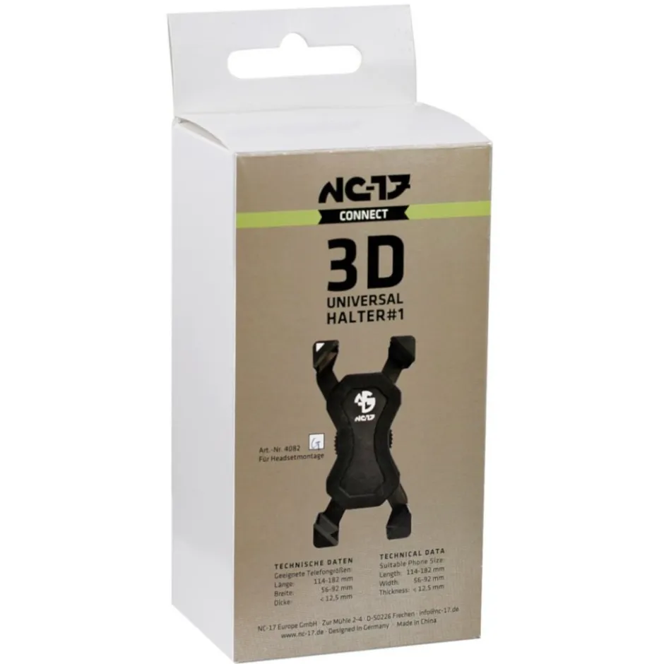 Telefoonhouders|Houders Voor Mobiele Telefoons < NC-17 Connect 3D Stem Universal Mount for Smartphones - A-Headset (Stem)