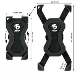 Telefoonhouders|Houders Voor Mobiele Telefoons < NC-17 Connect 3D Stem Universal Mount for Smartphones - A-Headset (Stem)