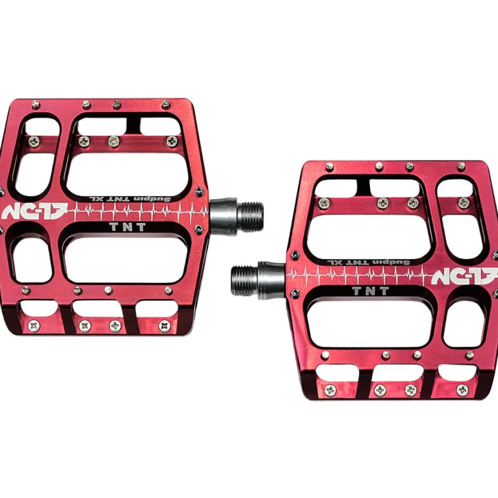 NC-17 Sudpin IV XL TNT Platform Pedal - red