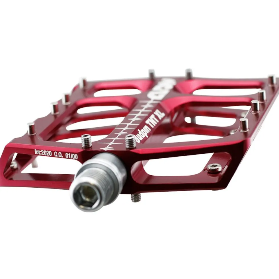 NC-17 Sudpin IV XL TNT Platform Pedal - red