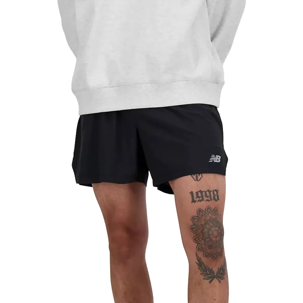 New Balance RC 5" Hardloopshorts Heren - Zwart
