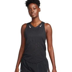 T-Shirts En Tops < Nike AeroSwift Dri-FIT ADV Hardooptop Daes - zwart/wit/wit FN2504-010