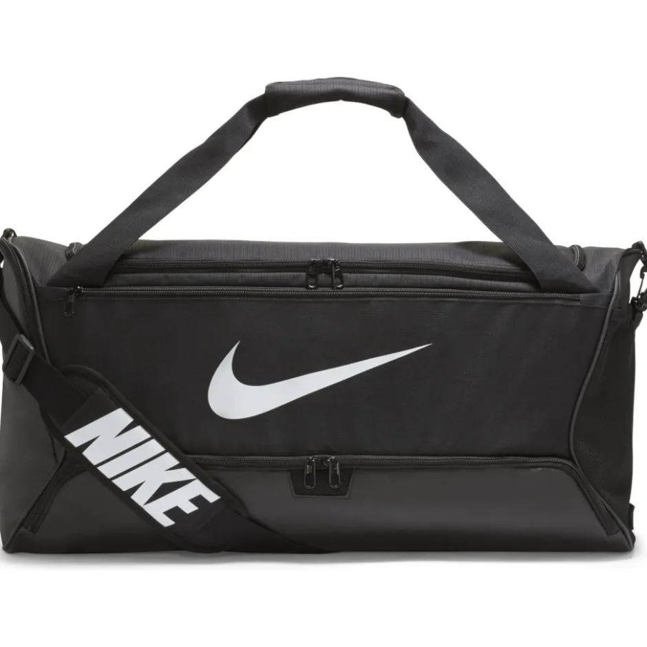 Reistassen & Sporttassen|Reistassen & Sporttassen < Nike Brasilia 9.5 Duffeltas 60L (Klein) - zwart/zwart/wit DH7710-010