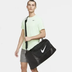 Reistassen & Sporttassen|Reistassen & Sporttassen < Nike Brasilia 9.5 Duffeltas 60L (Klein) - zwart/zwart/wit DH7710-010