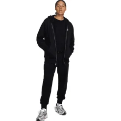 Nike Club French Terry Joggingbroek Heren - zwart/zwart/wit FN3801-010
