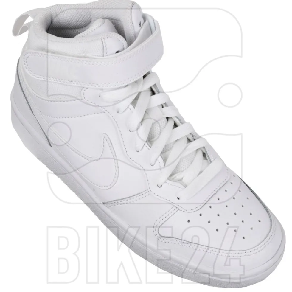 Nike Court Borough Mid 2 Schoenen voor Kinderen - white/white-white CD7782-100