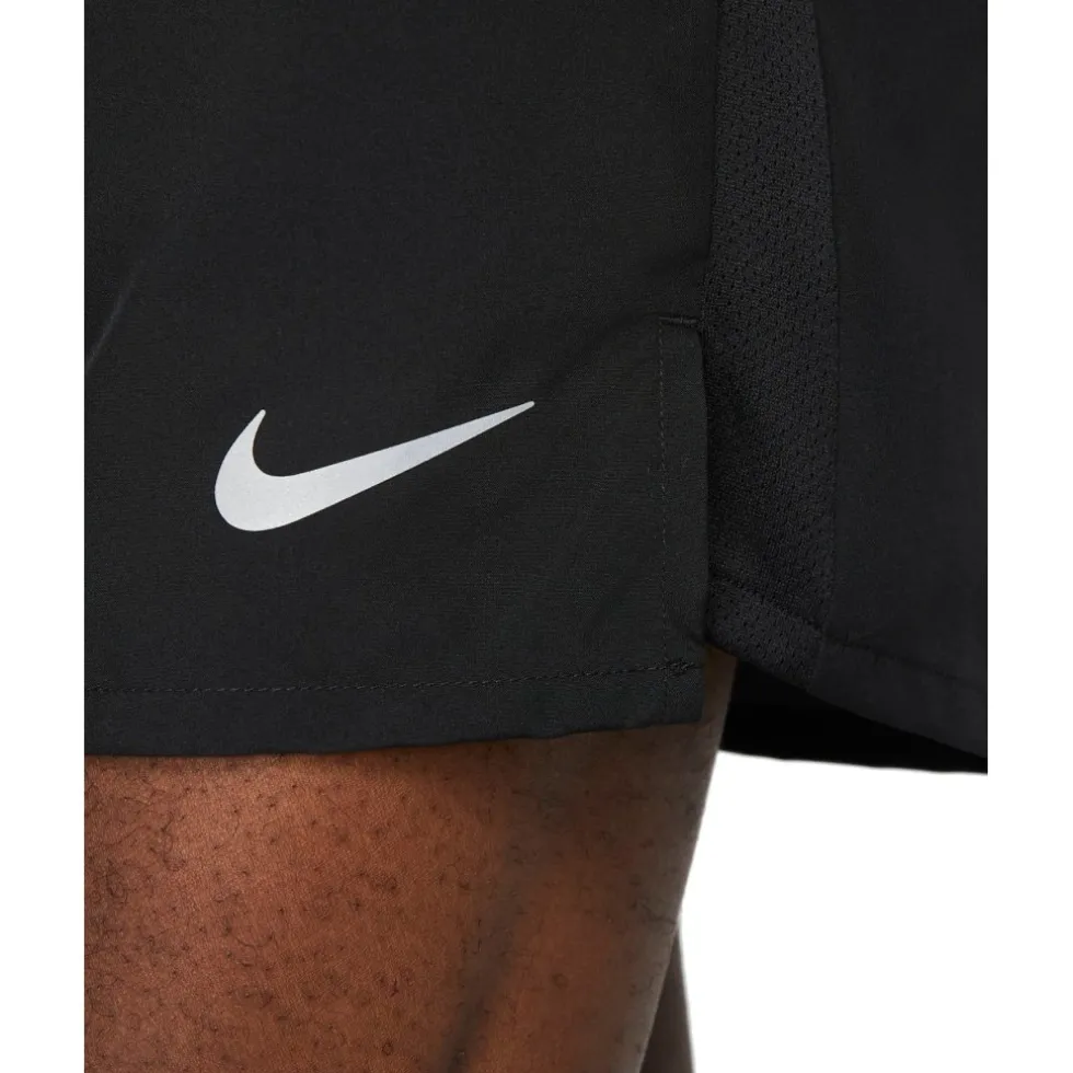 Nike Dri-FIT Challenger Korte Broek 5" Heren - black/black/black/reflective silver DV9363-010