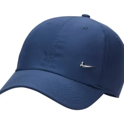 Nike Dri-FIT Club Metall-Swoosh Logo Pet - midnight navy/metallic silver FB5372-410
