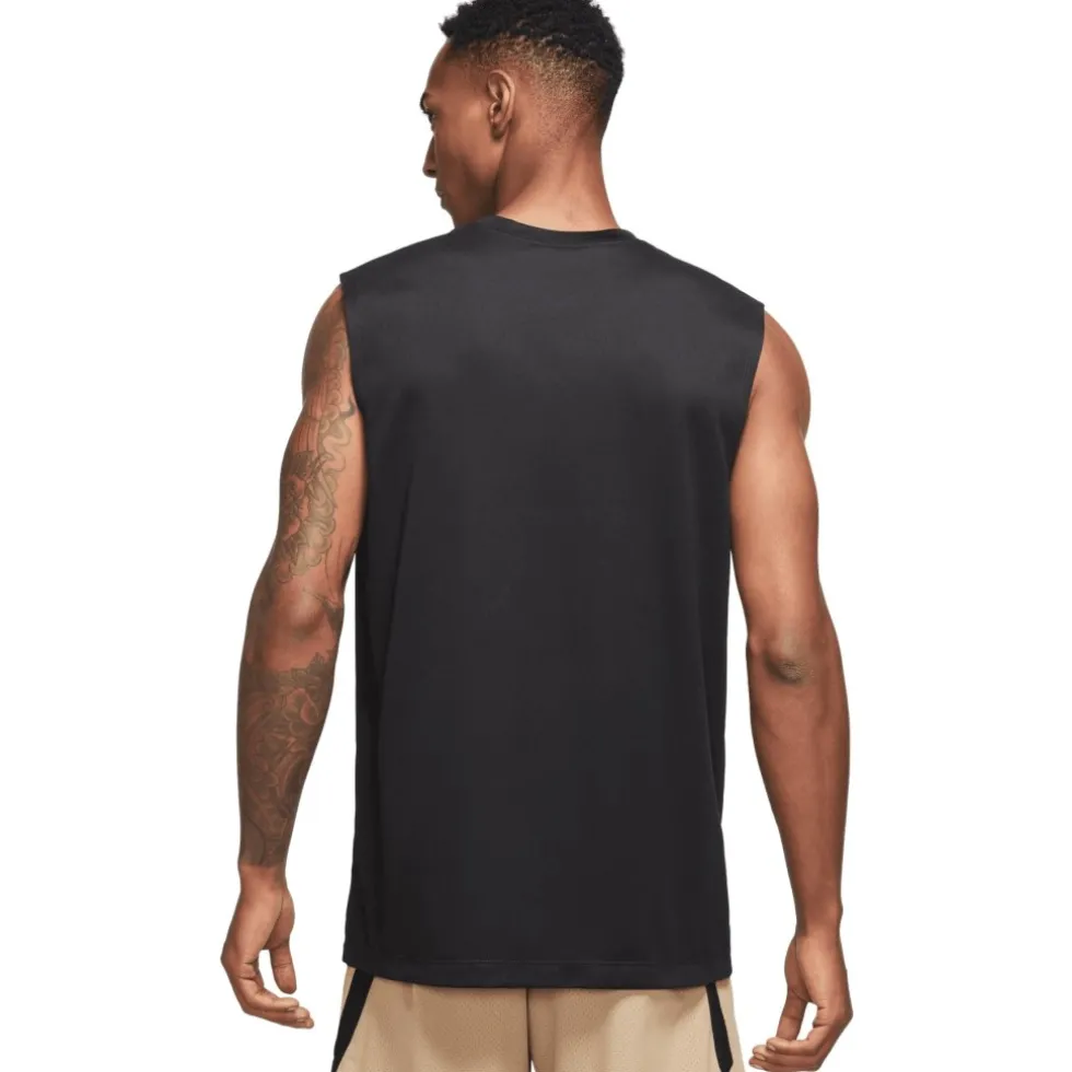 Nike Dri-FIT Legend Top Heren zonder mouwen - black/matte silver DX0991-010