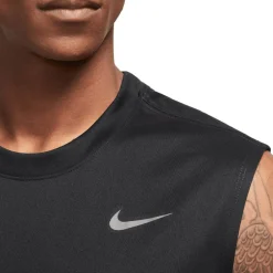 Nike Dri-FIT Legend Top Heren zonder mouwen - black/matte silver DX0991-010