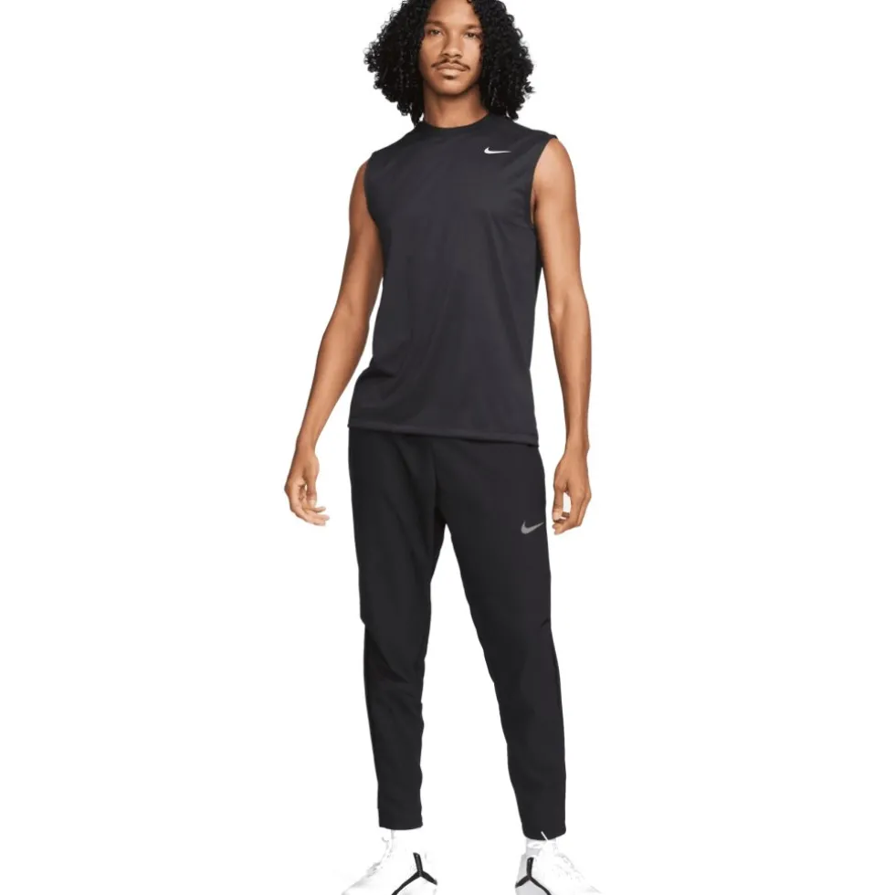 Nike Dri-FIT Legend Top Heren zonder mouwen - black/matte silver DX0991-010