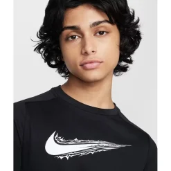 Nike Dri-FIT Multi Shirt Kinderen - zwart/wit HF8100-010
