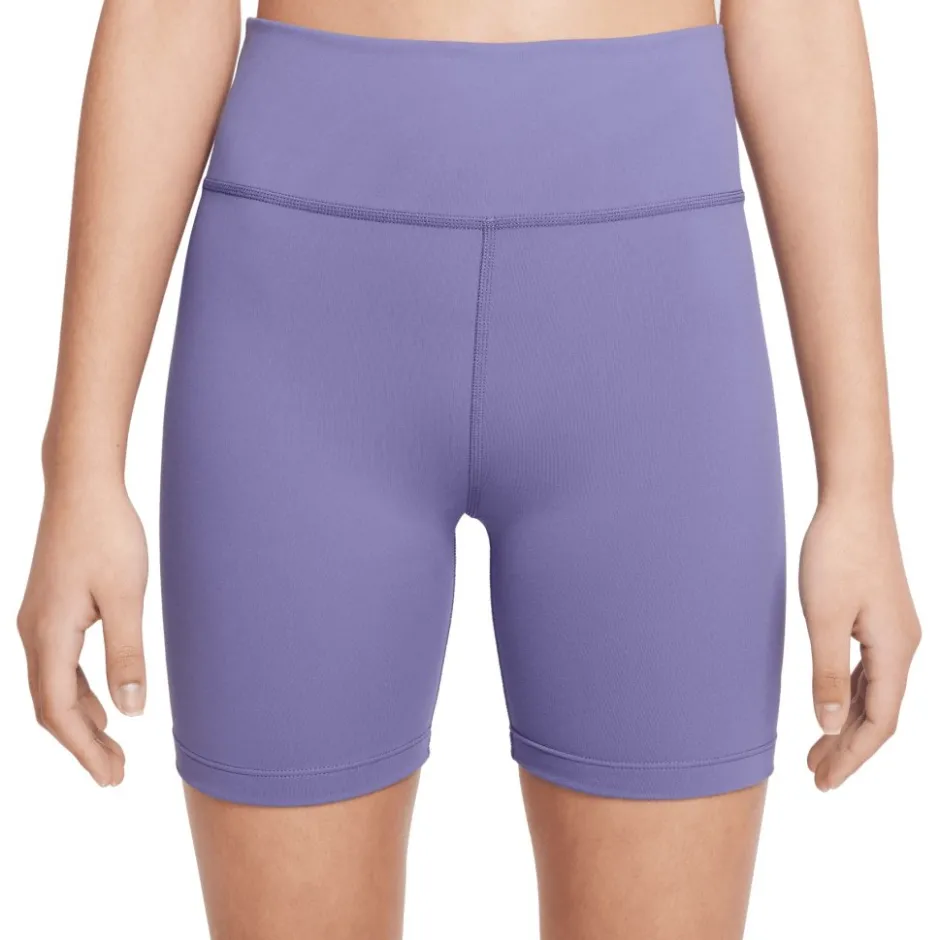 Broeken < Nike Dri-FIT One 5" Bike Shorts Kinderen - dusty aethyst/white FZ5603-527