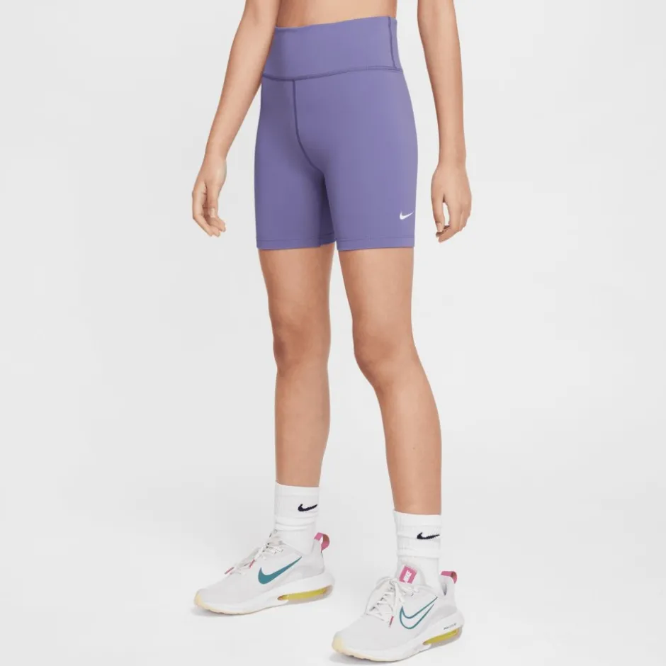 Broeken < Nike Dri-FIT One 5" Bike Shorts Kinderen - dusty aethyst/white FZ5603-527