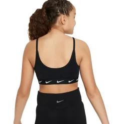 Nike Dri-FIT One BH-Top Kinderen - zwart/wit FD2276-010