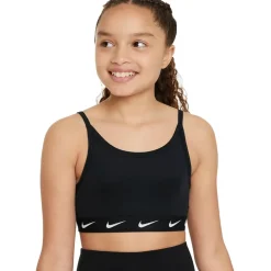 Nike Dri-FIT One BH-Top Kinderen - zwart/wit FD2276-010