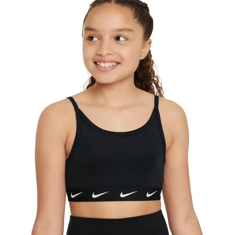 Nike Dri-FIT One BH-Top Kinderen - zwart/wit FD2276-010