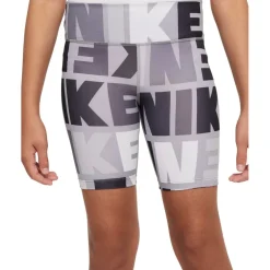 Nike Dri-FIT One Biker-Short voor Kinderen - lite smoke grey/black/white DZ4623-077