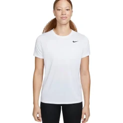 Nike Dri-FIT Shirt Dames - wit/zwart DX0687-100