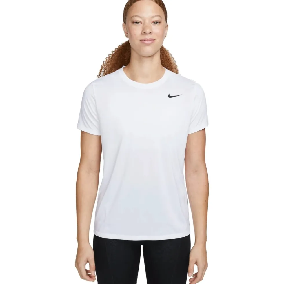 Nike Dri-FIT Shirt Dames - wit/zwart DX0687-100