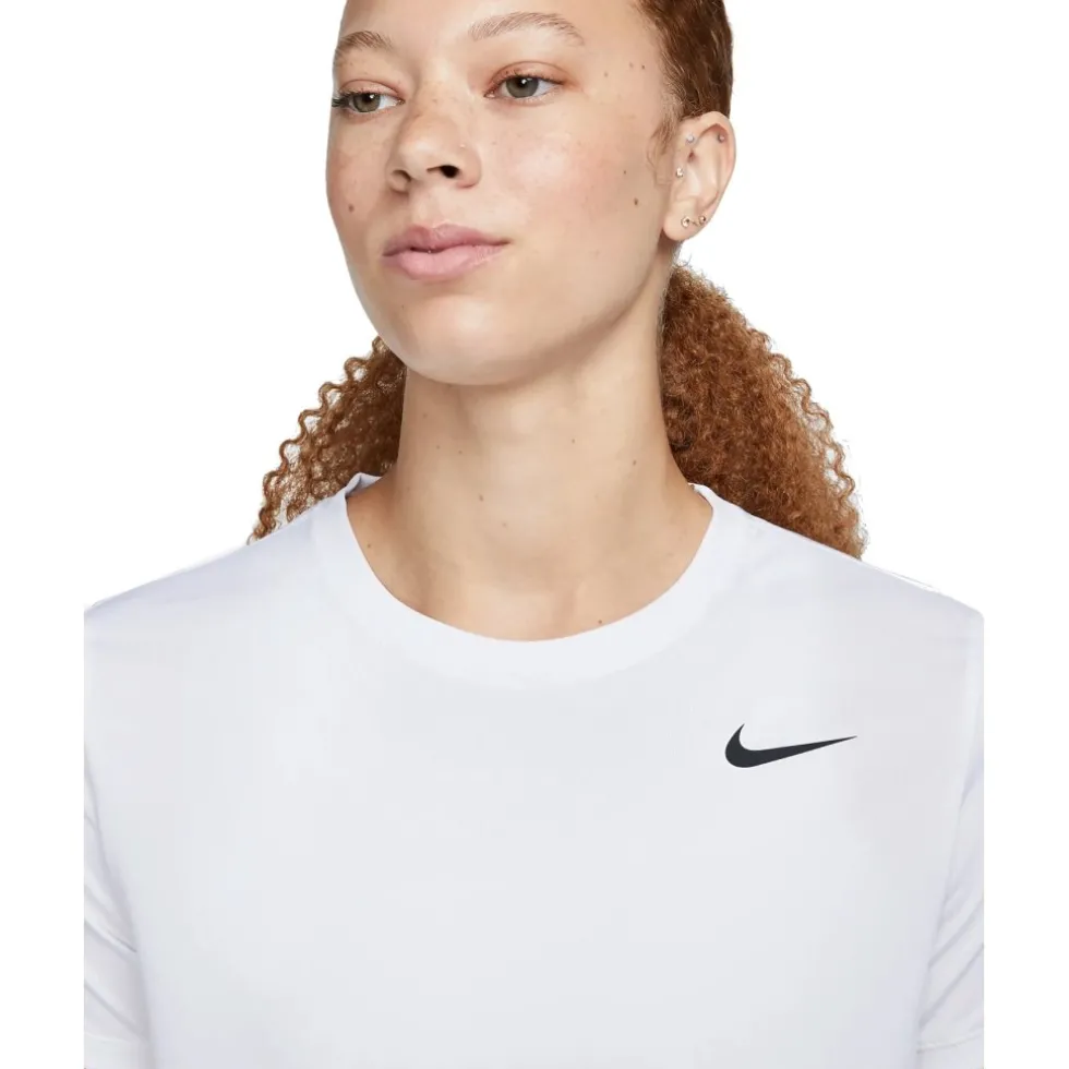 Nike Dri-FIT Shirt Dames - wit/zwart DX0687-100