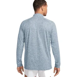 Nike Dri-FIT Stride 1/2-Zip Midlayer Heren - light armory blue/reflective silver HV2180-440