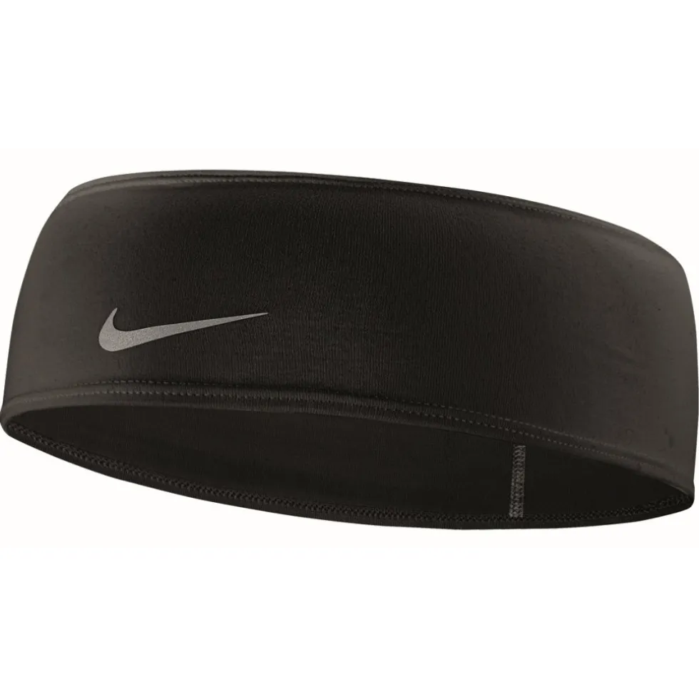 Nike Dri-Fit Swoosh - Hoofdband 2.0 - zwart/zilver 042