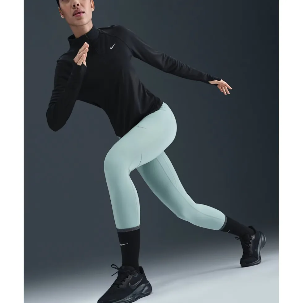 Nike Dri-Fit Tempo High Rise 7/8 Tights Dames - cannon/reflective silver HV8170-017