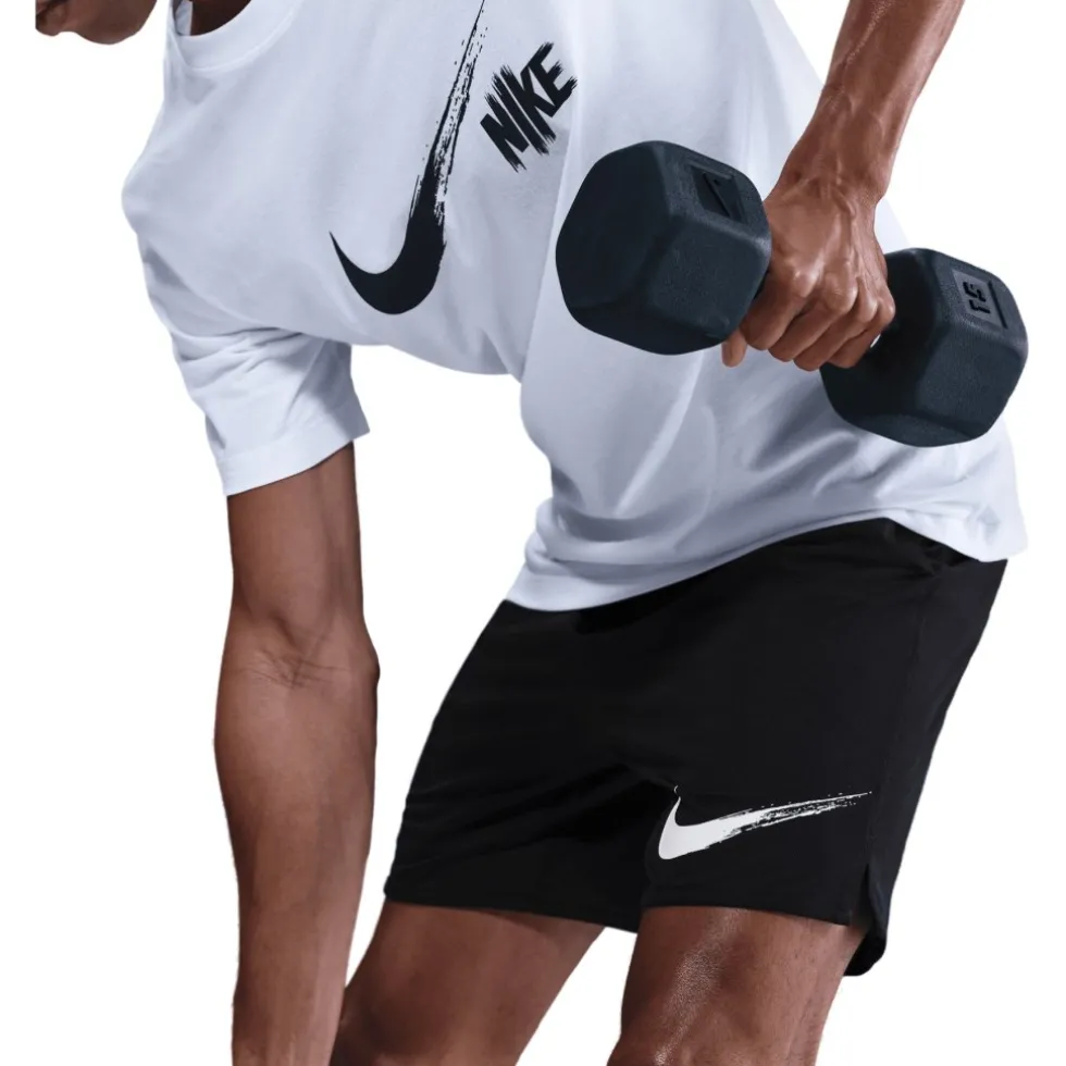 Nike Dri-FIT Totality 7" Fitness Shorts Heren - zwart/wit HV0387-010