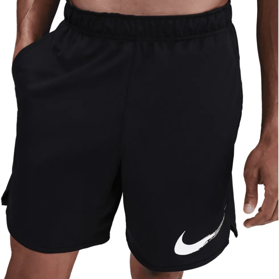 Nike Dri-FIT Totality 7" Fitness Shorts Heren - zwart/wit HV0387-010